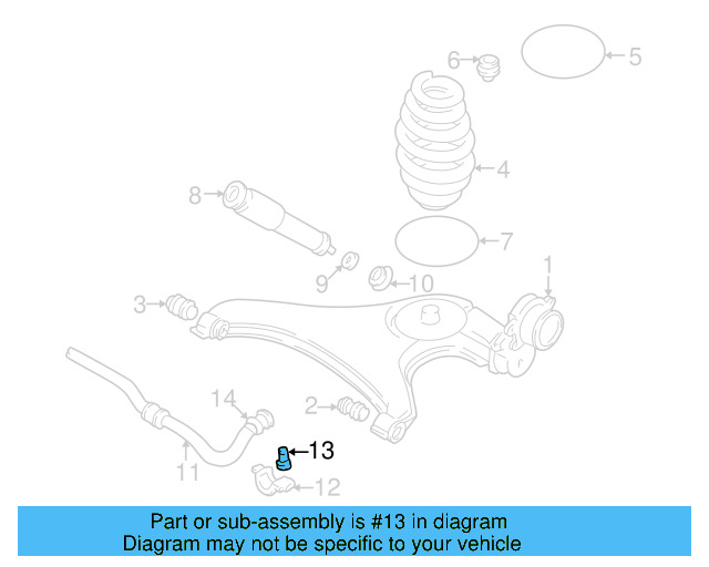 Stabilizer Bar Nut Plate N-904-085-04 - View 3