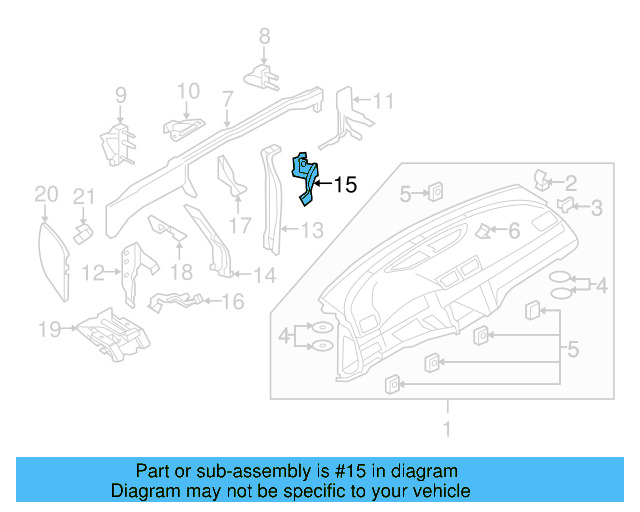 Bracket 1K1-857-022-D - View 39