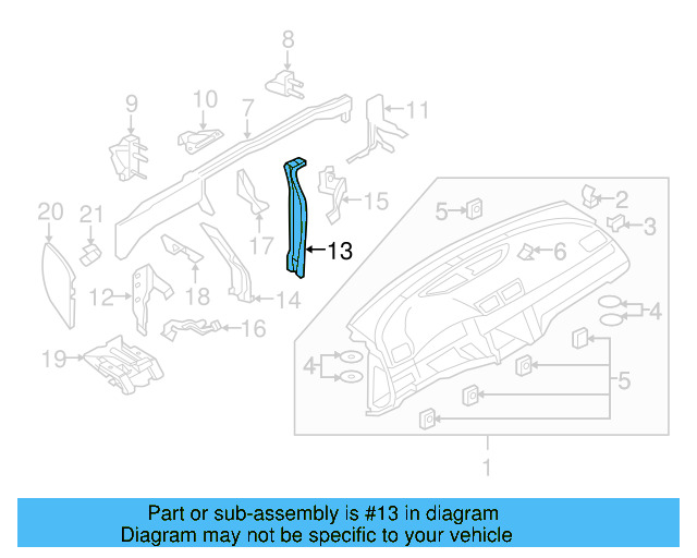 Inner Bracket 3C1-858-788-A - View 8