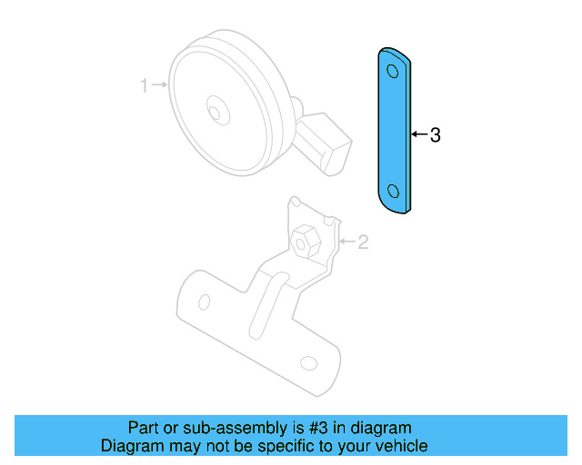 Alarm Horn Clip 5G0-951-107 - View 4