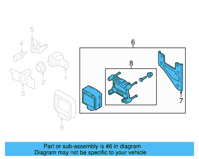 Distance Sensor 5Q0-907-561-G - View 14