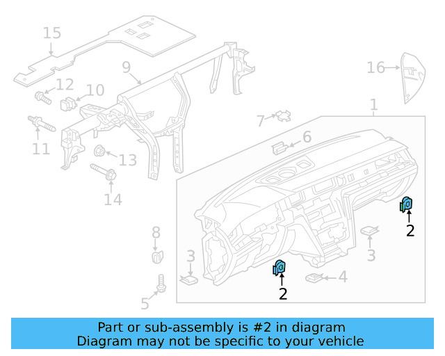 Instrument Panel U N-906-988-01 - View 4