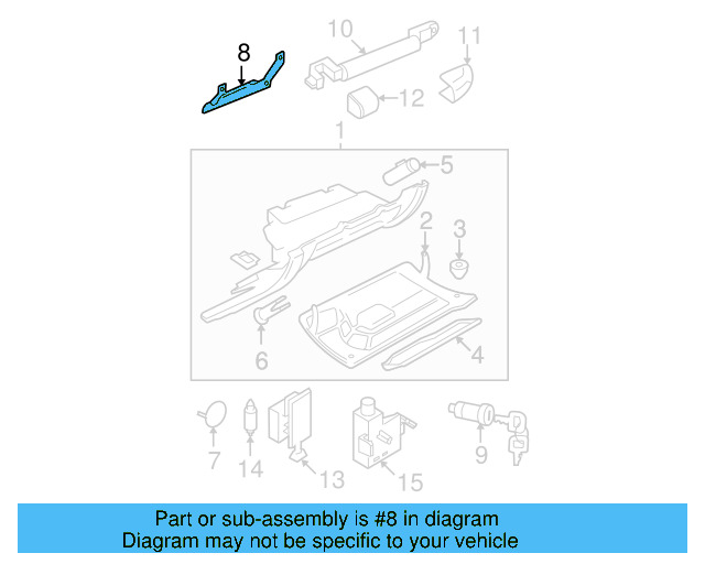 Retaining Bracket 1C1-880-812-D - View 7