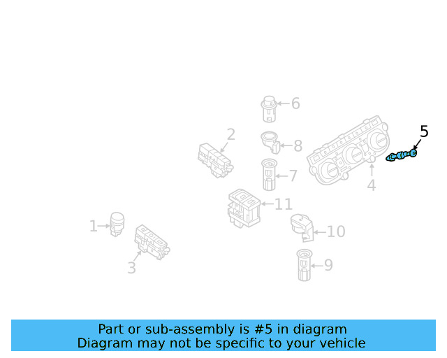 Heater Control Rivet 3G0-807-300 - View 12