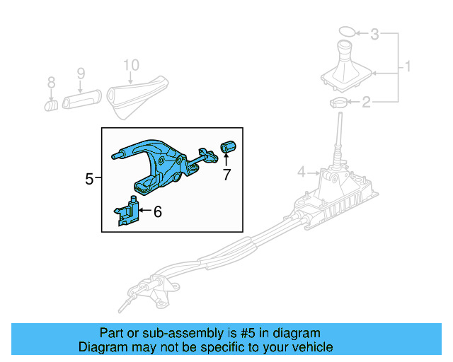 Lever Assembly 5G0-711-303 - View 17