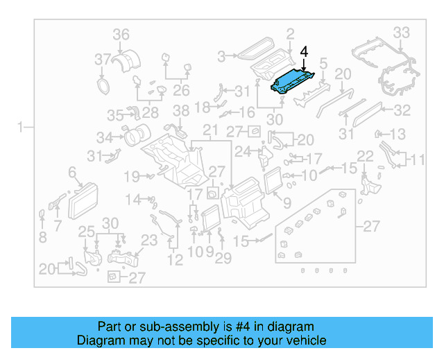 Lower Duct 3D0-898-160