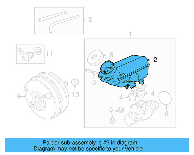 Master Cylinder Reservoir 7B0-611-301