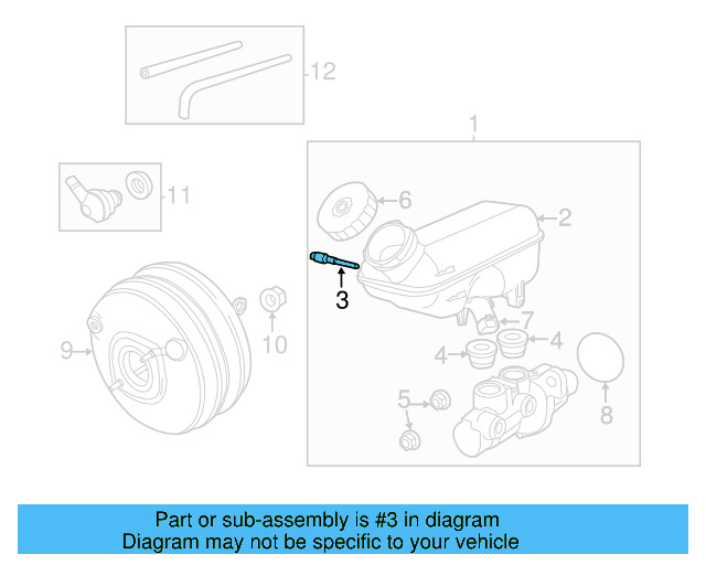 Reservoir Tank Screw WHT-004-234