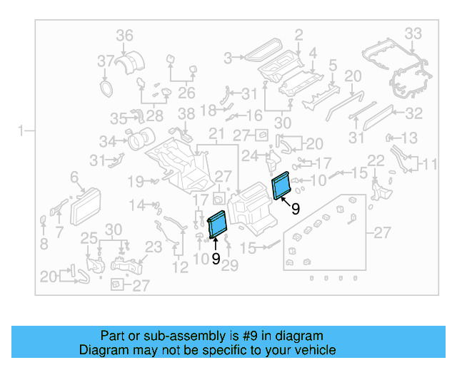 Heater Core 3D0-898-030