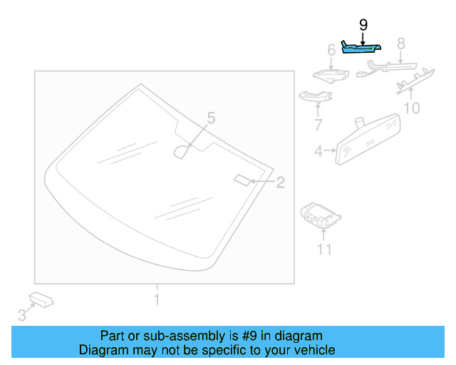 Upper Cover 1K0-857-594-9B9