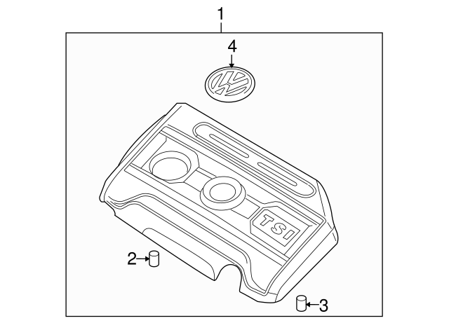 Engine Cover Connector 06J-103-226-A - View 51