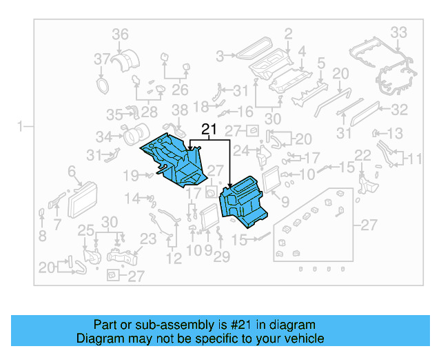 Housing Assembly 3D0-898-353 - View 3