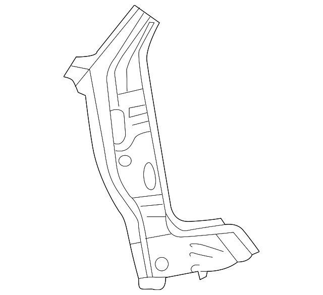 Hinge Pillar Reinforced 5N0-809-204