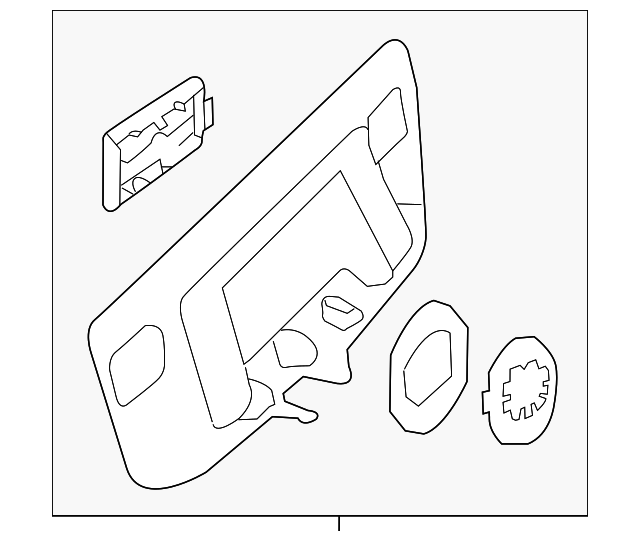 Trunk Lid Trim 5C6-867-605-9B9