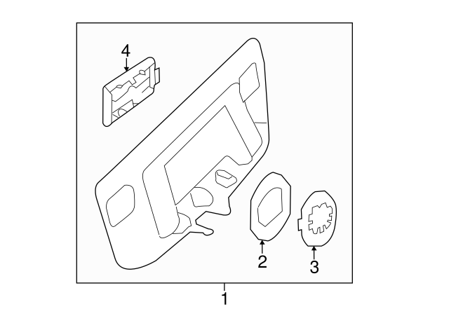 Trunk Lid Trim 5C6-867-605-D-9B9
