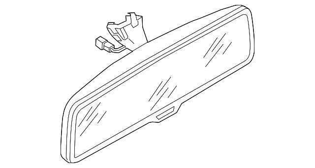 Mirror Inside 1K0-857-511-E-YJN - View 6