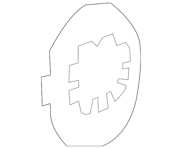 Trunk Lid Trim Washer N-908-330-01 - View 3