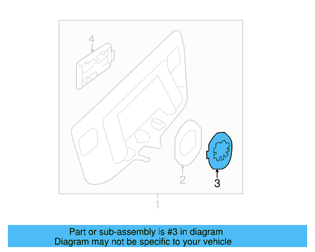 Trunk Lid Trim Washer N-908-330-01 - View 8