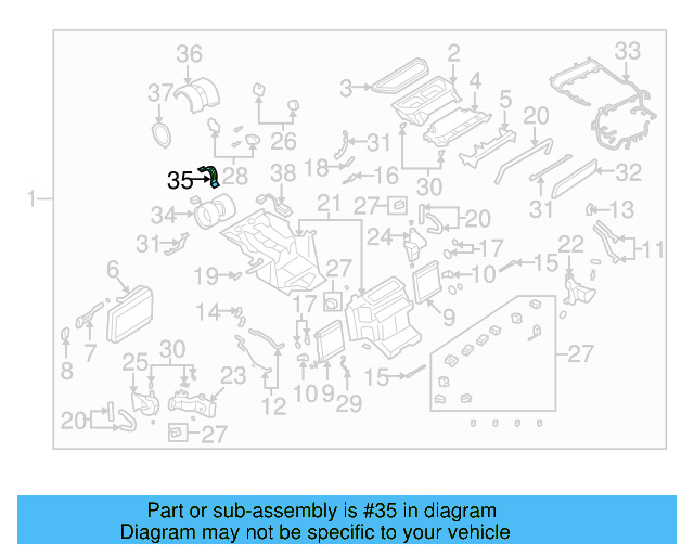 Fan & Motor Bracket 4D0-815-135 - View 4