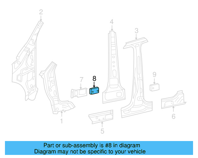 Filler Plate 5N0-810-619-A - View 3