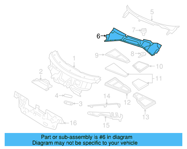 Top Cover 3D1-819-417-G-B41 - View 4