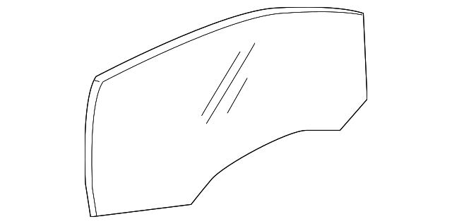 Door Glass 5C6-845-201-C - View 3