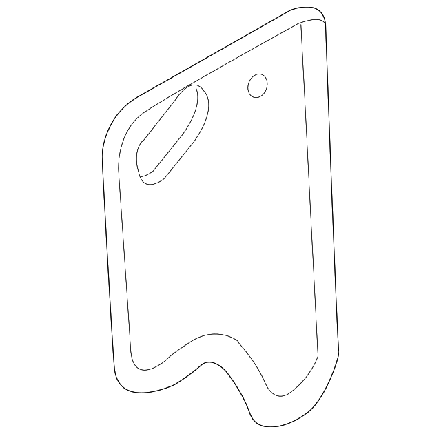 Door Check Cover 5C6-837-916-B - View 2