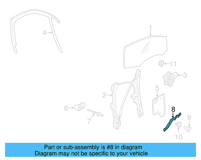Window Motor Bracket 5C7-867-891 - View 3