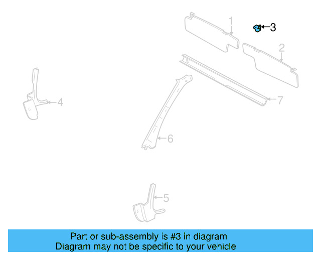 Sun 1H0-857-559-C-01C - View 5