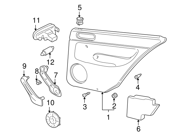 Door Trim Panel Screw N-908-298-03 - View 9