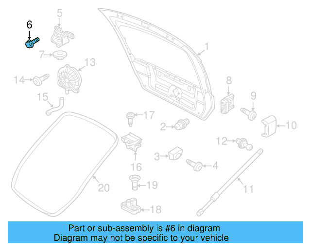 Hinge Bolt N-106-533-01 - View 6
