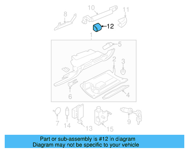 Grip Handle Cap 1C1-857-627-C-62J - View 4