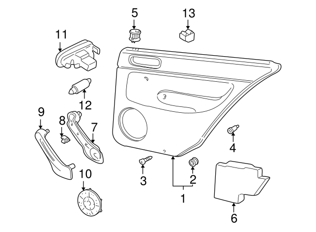 Door Trim Panel Screw N-908-298-03 - View 8