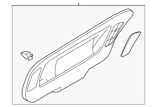 Lid Trim 561-867-605-F-82V - View 8