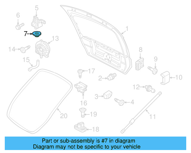Hinge Nut N-107-728-01 - View 3