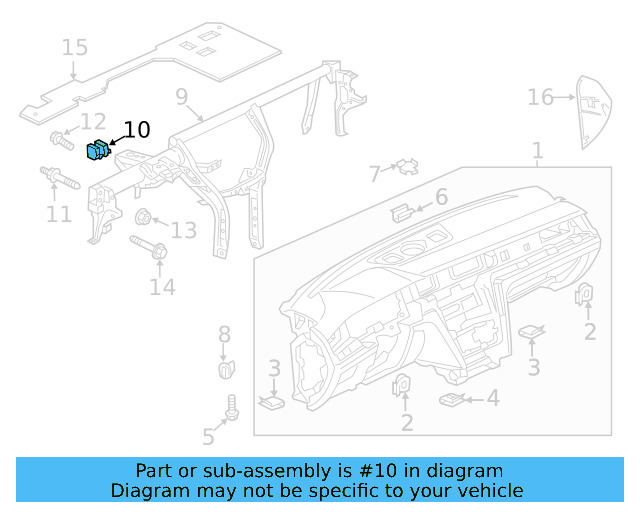 Reinforced Beam Bushing 5G0-857-173