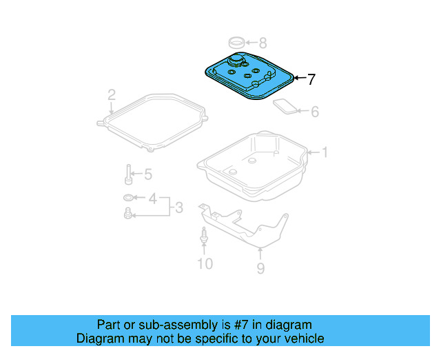 Transmission Oil Filter 01M-325-429 - View 5