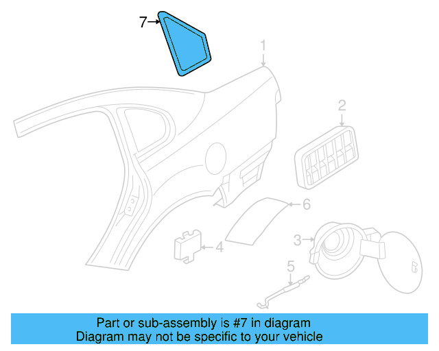 Quarter Glass 3B5-845-298-J-B41