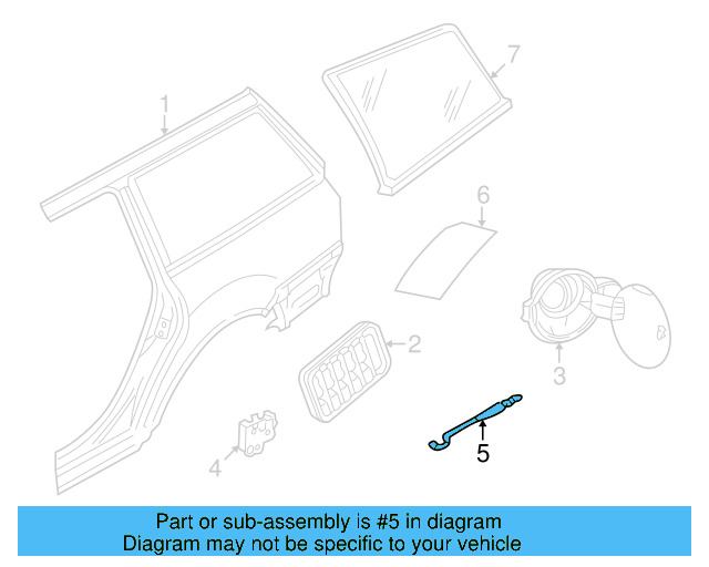 Release Rod 3B0-959-789