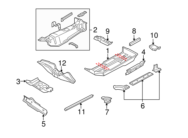 Corner Reinforced 1J0-803-079-B - View 20