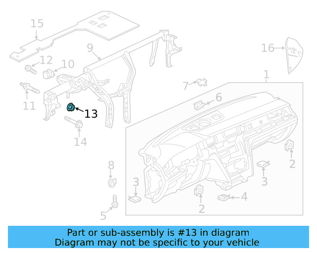Power Brake Booster Nut N-907-611-03 - View 11