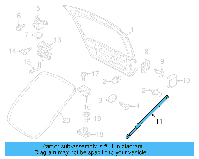 Support Cylinder 5C5-827-550-L - View 3