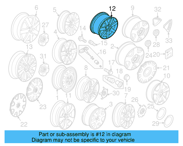 Valve Stem Extension 3B0-601-373-A - View 36