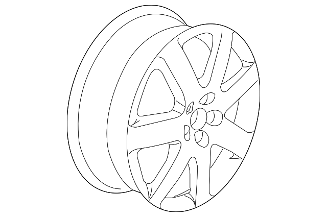 Wheel, Alloy 1C0-601-025-AG-8Z8