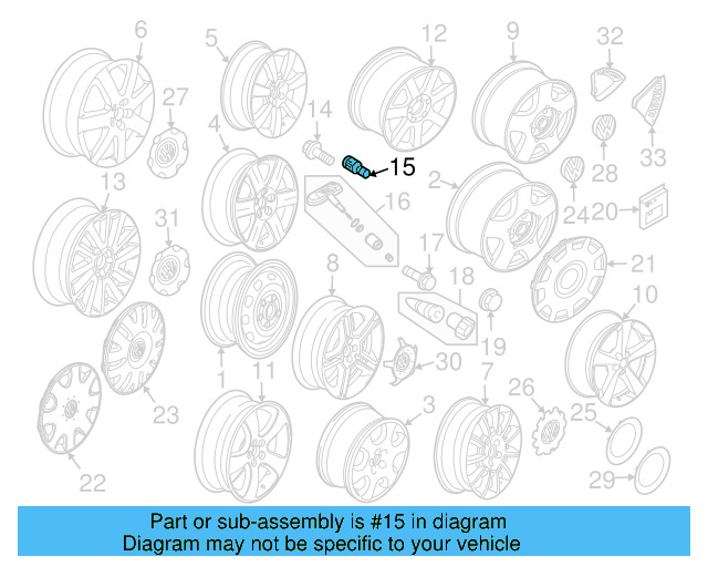 Valve Stem 311-601-361 - View 100