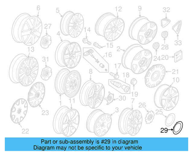 Hub Cap 1C0-601-149-B-GRB - View 10