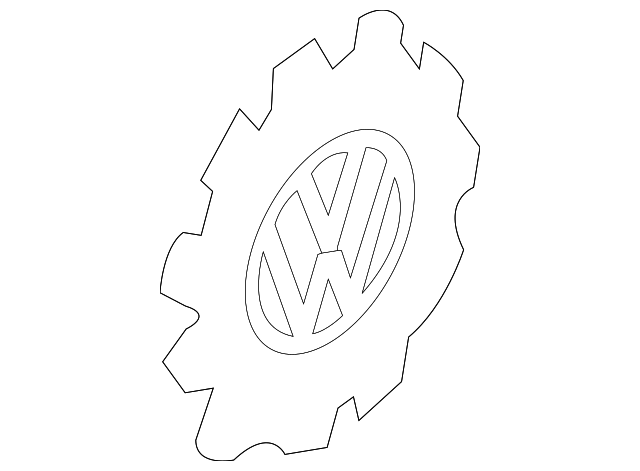 Center Cap 6Q0-071-213 - View 2