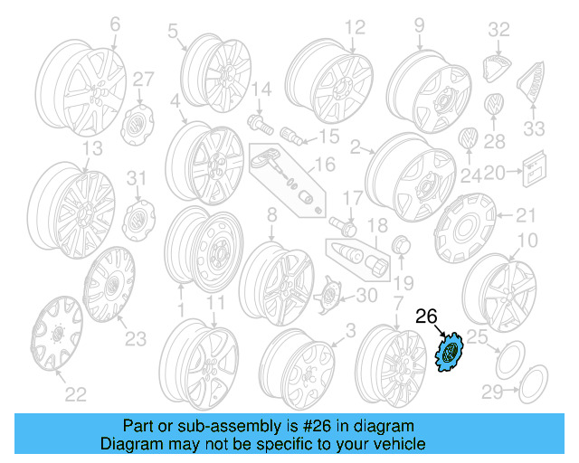 Center Cap 6Q0-071-213
