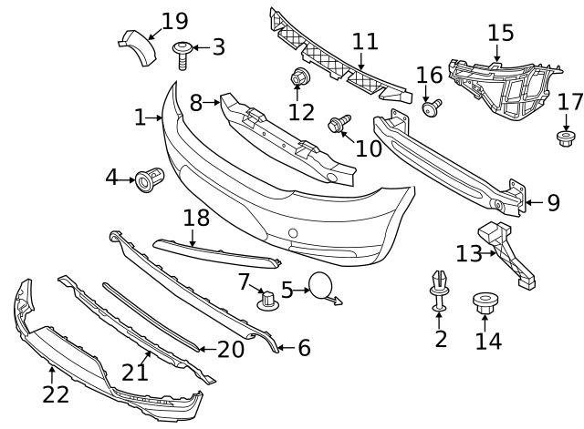 Bumper Cover Mount Bolt WHT-003-954 - View 78