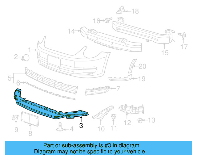 Outer Grille 5C5854661LZLL - View 4